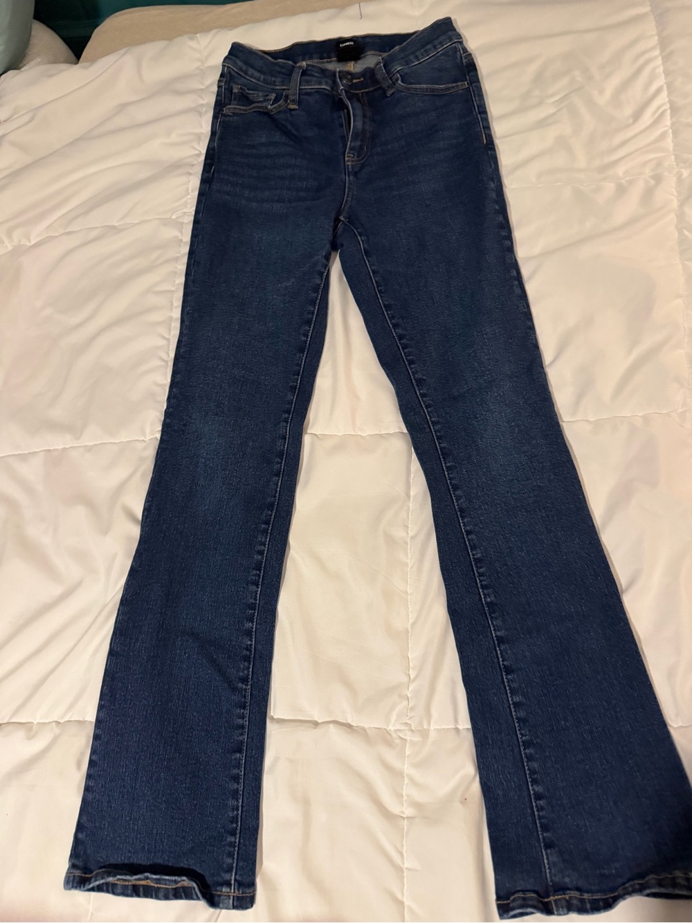 Express Women's Indigo Flare Jeans